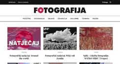 Desktop Screenshot of fotografija.hr